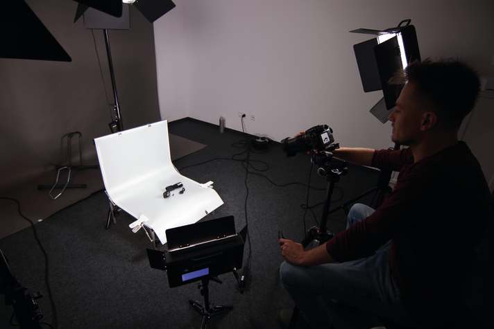 Was man im Hause machen kann, das wird da auch gemacht. Schon lange gibt es nach diesem Motto ein eigenes Fotostudio für Produkt­fotografie bei Lupine.