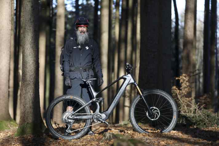 The number of kilometres ridden by Christian and his Stevens remained manageable, but the Kleinwalsertal local conquered a few metres in altitude on his bike.