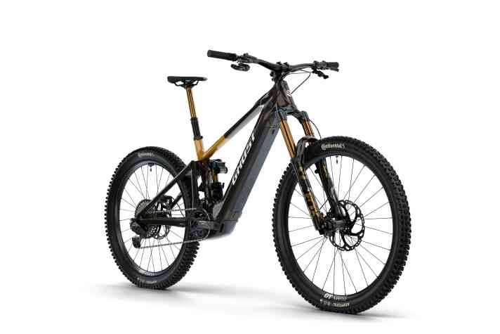 Das Flaggschiff der Modellserie: Das Ghost E-Riot LTD kommt für 11.000 Euro mit Fox Factory-Fahrwerk, Shimano XTR Di2 und Carbonlaufrädern.