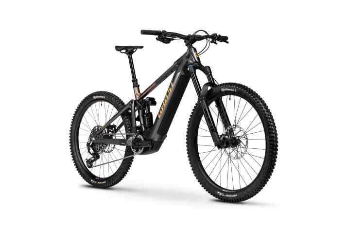 For €8,000, things are a little more conventional: the Pro model comes with a mechanical Sram GX Eagle drivetrain and Deore brakes.