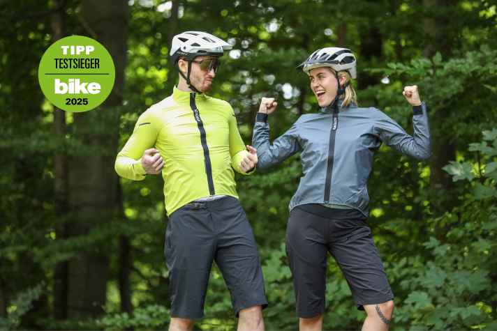 With a perfect cut and absolutely rainproof features, the Gorewear takes the test victory