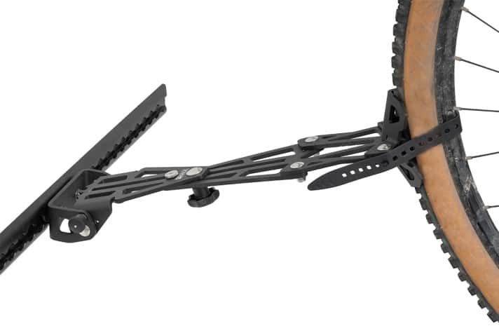 The rear tyre mount has also been redesigned and now fits all standard tyre widths without the need for any modifications.