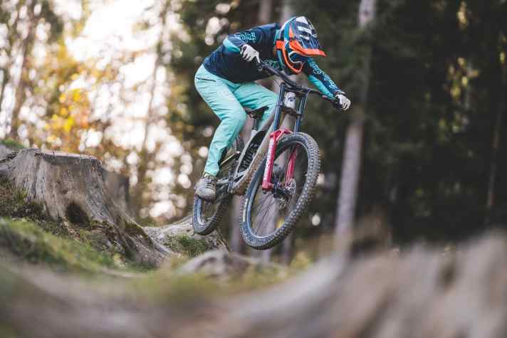 The GT Fury on the World Cup course in Leogang.