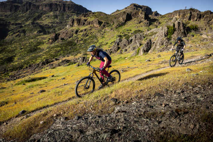 The WTB should be the ideal partner for light trail bikes with around 120 millimetres of suspension travel.