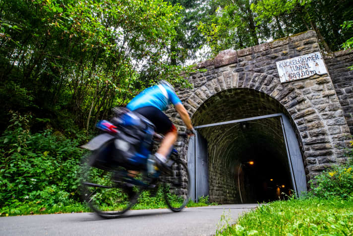 Old railway lines are perfect cycle paths
