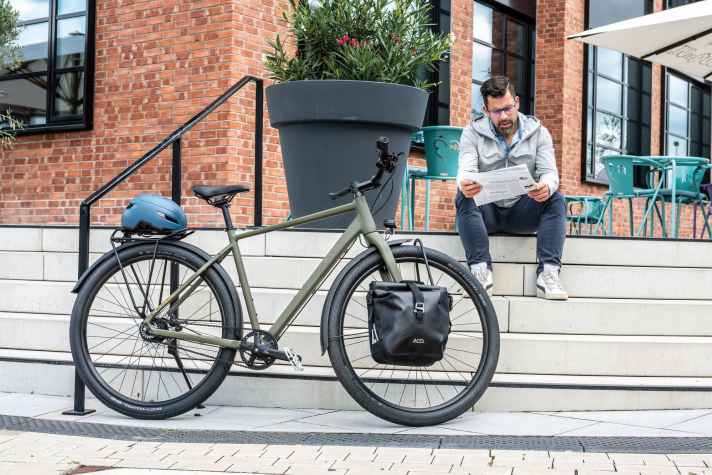 Das Hyde ist das unauffälligste der sechs Citybikes, zumindest im Stand. Könnte in Sachen Diebstahlschutz sogar von Vorteil sein.