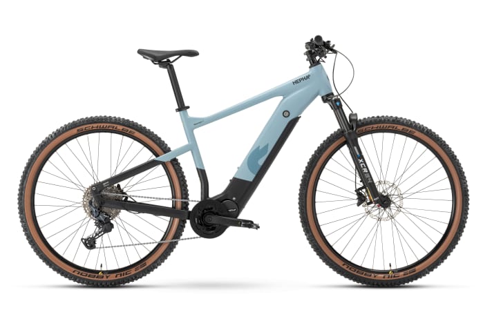 Das Hepha Mountain 7 ist ein Hardtail mit Alu-Rahmen. Es ist das erste E-Mountainbike von Hepha, zuvor wurde eine Linie Trekking-E-Bikes gelauncht.