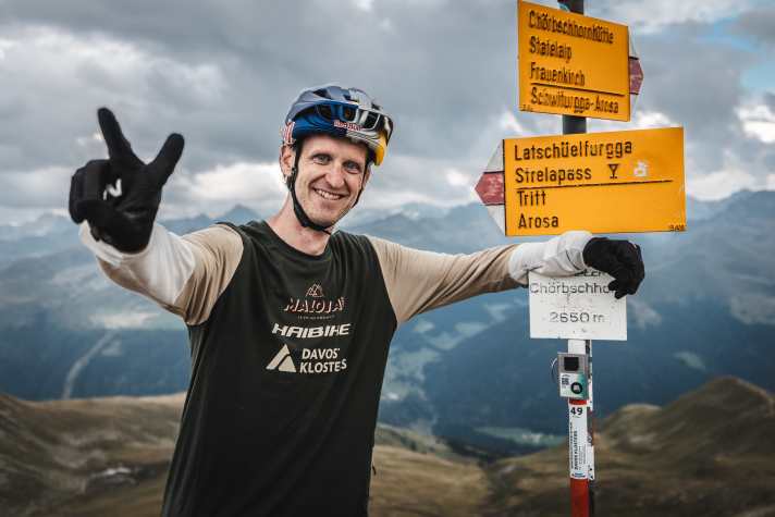 Tom Öhler has already signalled two summits. There's a lot more to come, Tom!