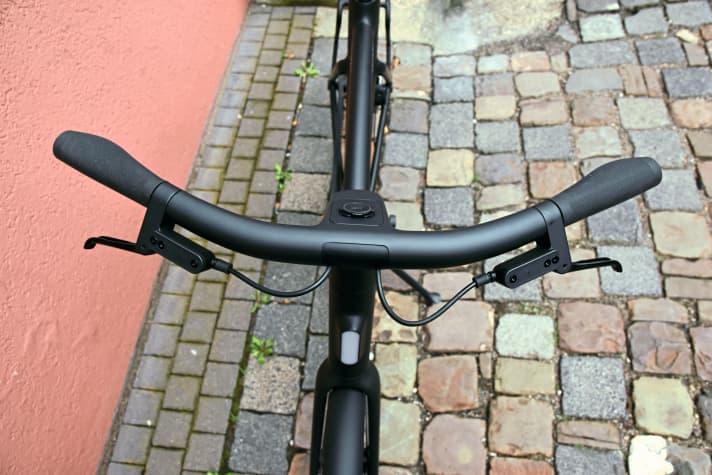 Everything is so beautifully rounded here: The design of the Belgian bike manufacturer has been consistently realised.
