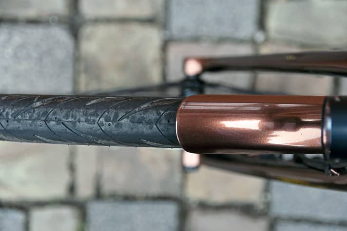 Very nice, but a little narrow: the mudguards on the Maxx.