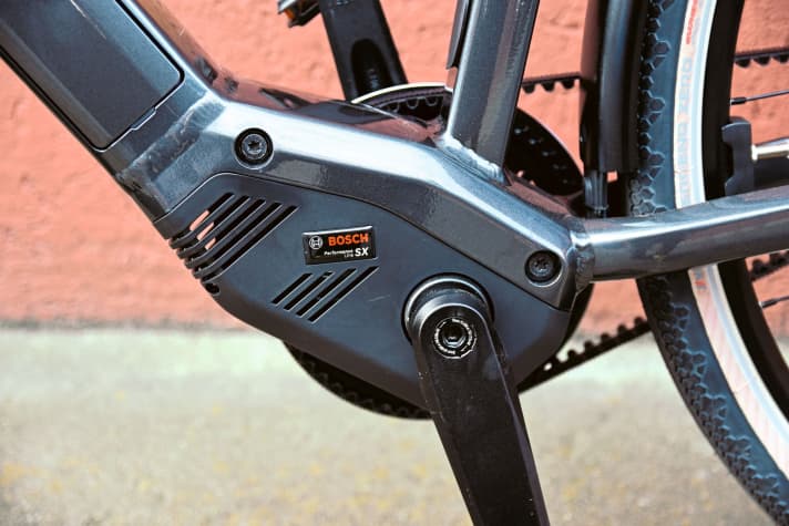 Small powerhouse: The SX motor really feels at home at higher pedalling frequencies.