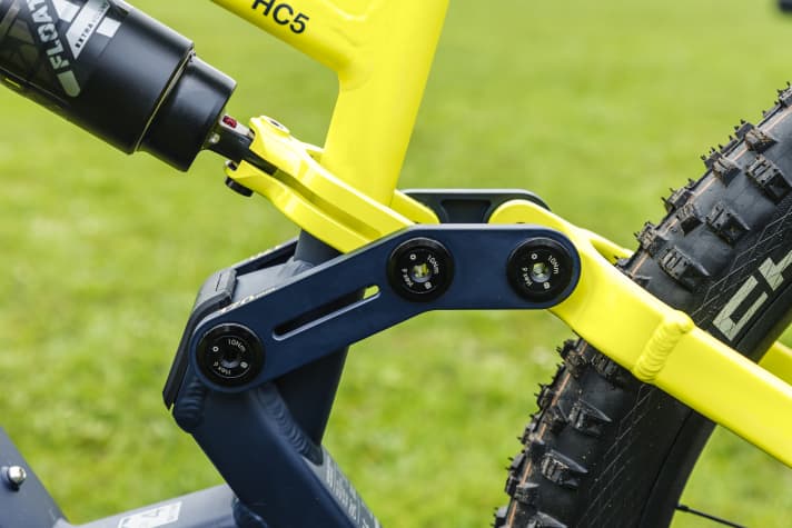 The design of the Hard Cross focussed on robustness: solid bearings are installed in the rear triangle.