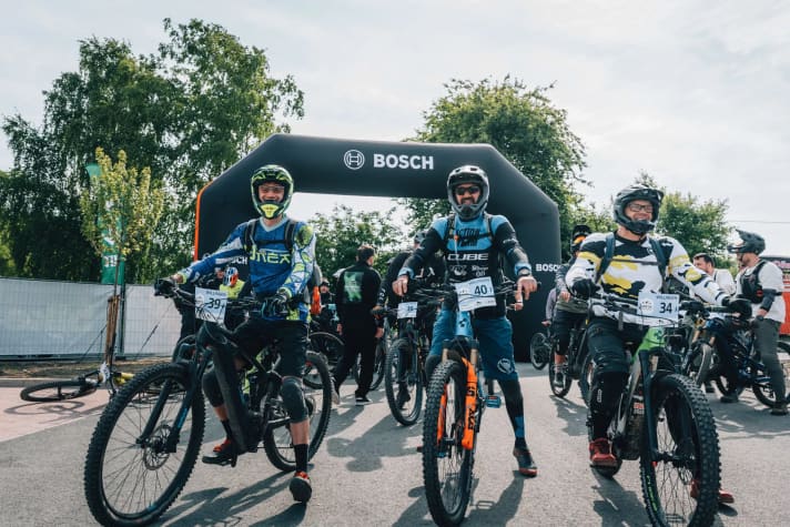 Bosch eMTB Challenge: Around 35 kilometres and 1,000 metres in altitude - a mix of action, nature and challenge.