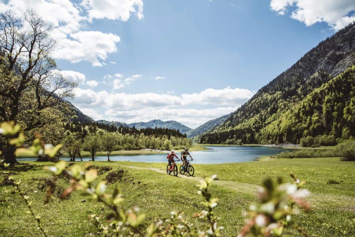 The locals call the three-lake area consisting of Lödensee, Mittersee and Weitsee "Little Canada".