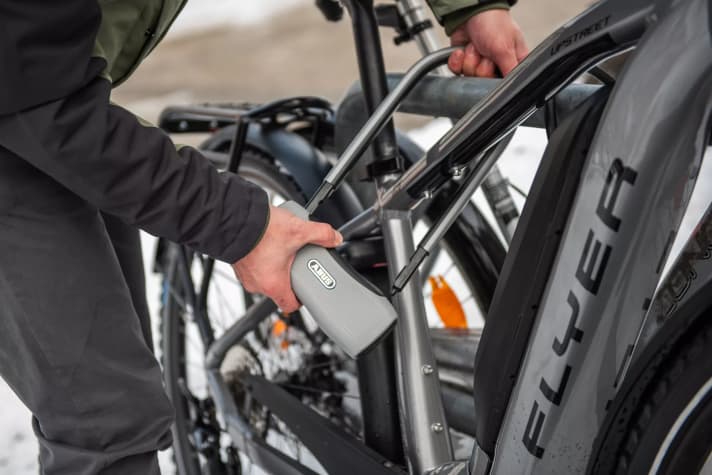 Effektiv ist es, zwei Schlösser in Kombination zu nutzen.