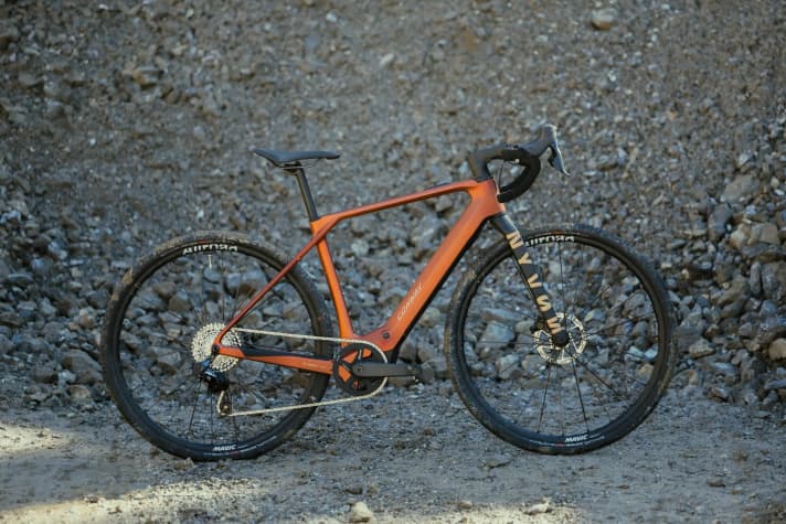 The new Conway Nyvon E-gravel bike