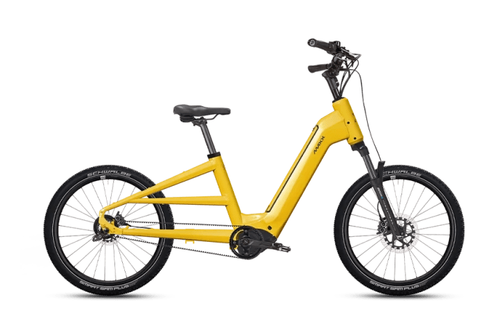 The frame structure enables easy handling in everyday life. With an access height of 39 cm and a width of 15 cm, the step-through allows you to get on and off quickly, even when loaded.