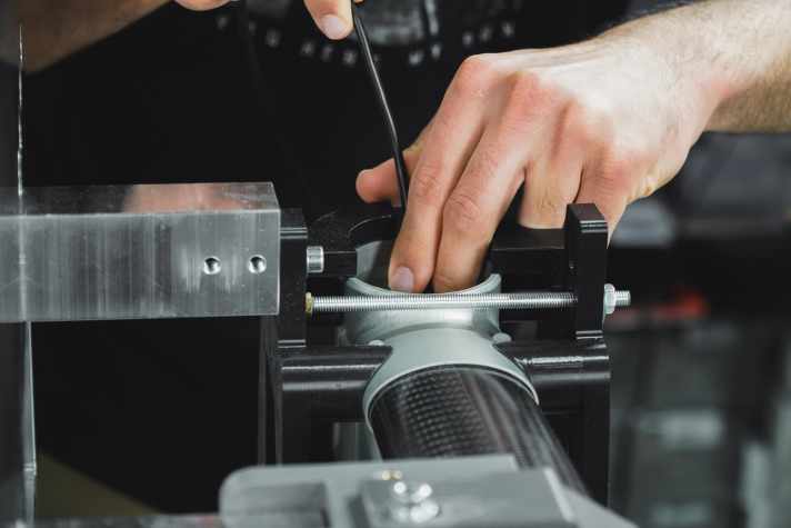 The frame of the Hott Cycles Alice is handcrafted in a workshop in Tyrol. The structure leaves room for individual wishes.