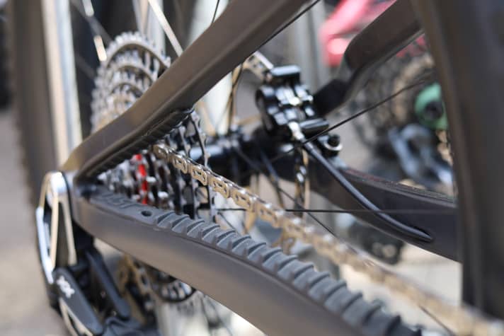 The improved chainstay protector is one of the optimised details on the Last Cinto.