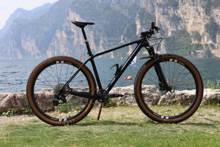 As you can see, you can't see anything: the Classified Powershift MTB system is hidden inconspicuously in the rear wheel axle and hub.