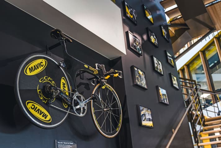 Mit dem Lotus wurden in den 1990ern von Zeitfahr-Spezialist Chris Boardman Geschwindigkeitsrekorde gebrochen.