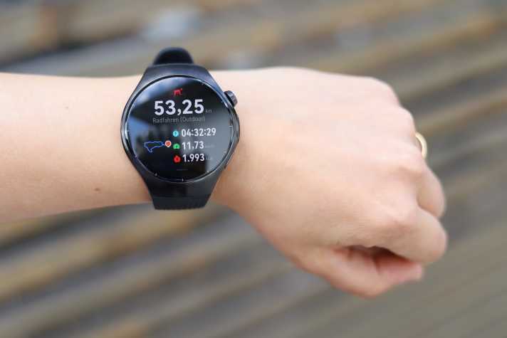 The most important data at a glance: After training, the Huawei Watch 5 clearly summarises the key parameters.
