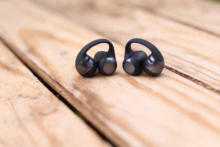 At 6.5 grams per headphone, the Shokz Opendots One are wonderfully light, but still full of technological sophistication.