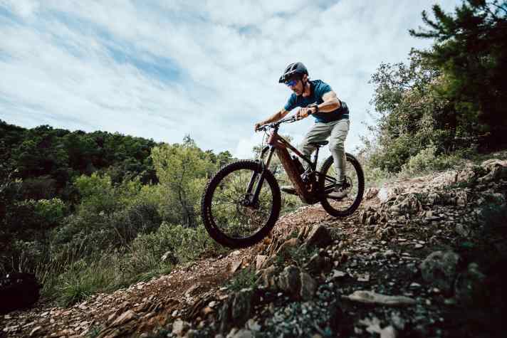 Mensch Bub, nimm die Finger von den Bremsen. Das Crafty macht das schon.