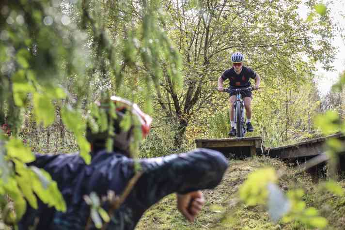 Around the BWAZ Lunaris there were plenty of opportunities to improve your riding technique together with the pros in the Bavarian Forest.