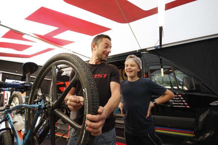 At the Ghost BIKE Cross Country Youth Camp, participants receive the same support as the World Cup pros.