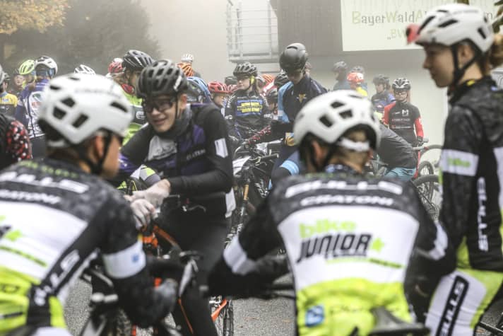 Auch die Talente des BIKE Junior Teams waren vor Ort.