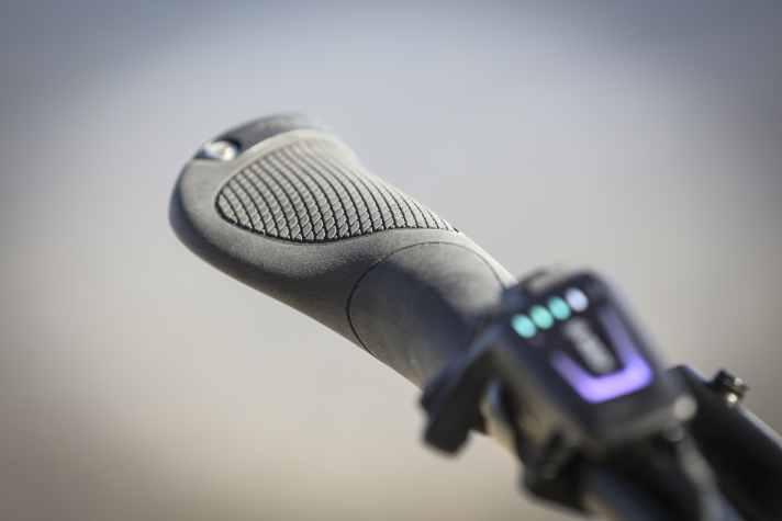 Very good: Classic wing grips and high handlebars provide a lot of comfort.