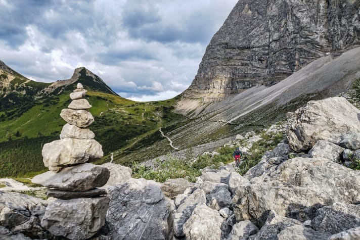 Das Hohljoch ist an Tag eins für Biker leider keine Option. Die Auffahrt durchs benachbarte Johannestal verkürzt die Etappe aber um 2,3 km und 176 Höhenmeter.