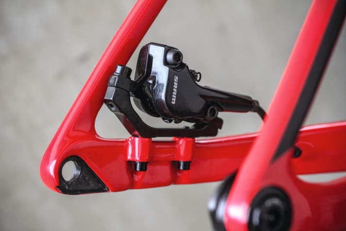 This is where the new flat mount standard meets the old IS-2000 and the current post mount standard. 