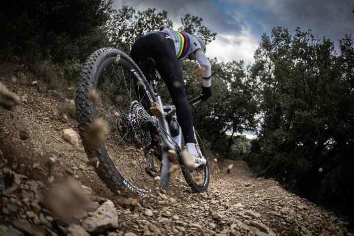 The new Specialized tyres were developed with World Cup stars such as Victor Koretzky.