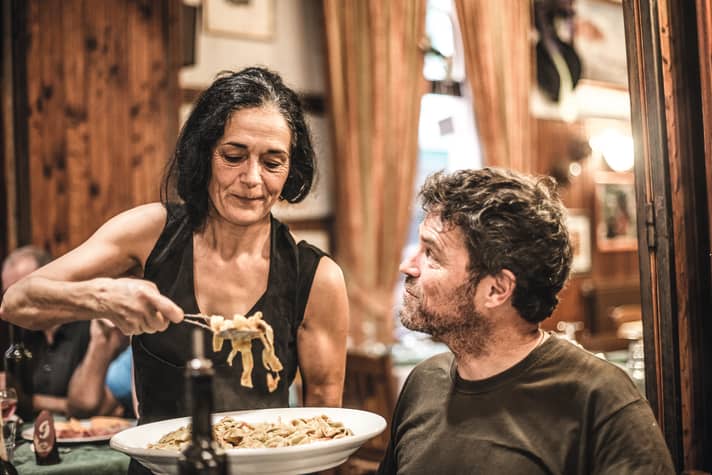 Routenplaner Mathias Marschner liebt Liguriens Pasta und die Stimme von Wirtin Mariachiara in Molini.