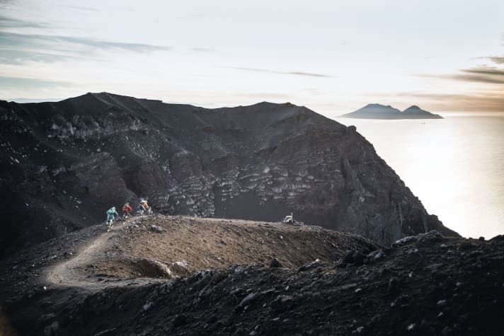 The trails on Mount Etna can melt your tyres, but not on the extinct volcanoes of the Aeolian Islands.