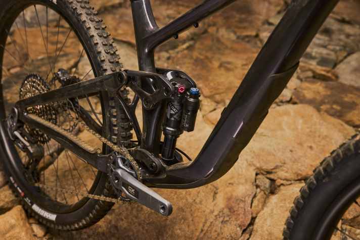 The revised Maestro rear triangle offers 5 millimetres more suspension travel than before