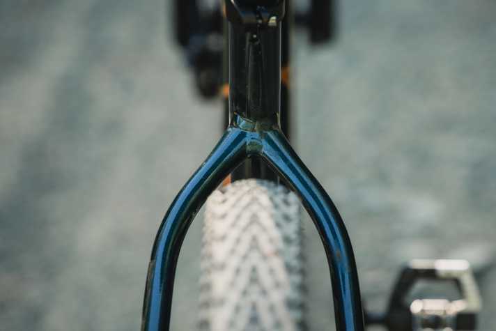 Hydroforming Rohre am Hinterbau sollen mehr Stabilität bei weniger Gewicht geben.