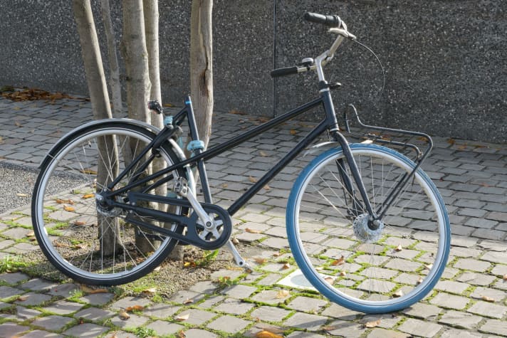 Leider kein Einzelfall: ein beschädigtes Swapfiets-Bike