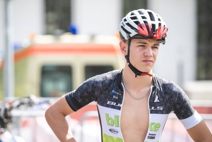 Nico Brandl war enttäuscht nach dem es für die Top-5 diesmal nicht gereicht hat.