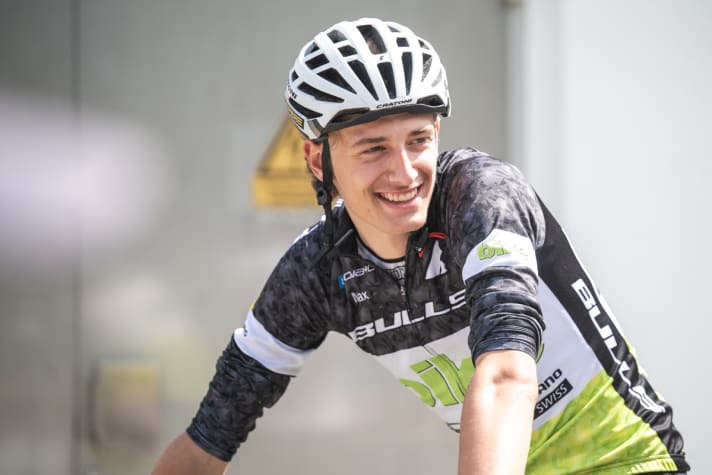 Max Ebrecht was already confident before the race and rewarded himself with second place.