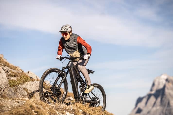 The eOne-Sixty SL is really strong on the climbs.