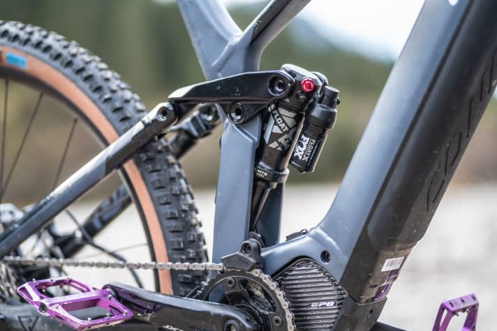 Fox Float X shock on the Conway eWME 6.9 E-Fully