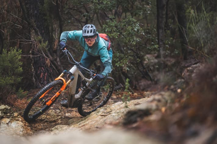 When cornering, the Sam² demands a lot of pressure - a bike of this calibre can definitely no longer be described as easy to handle and playful.