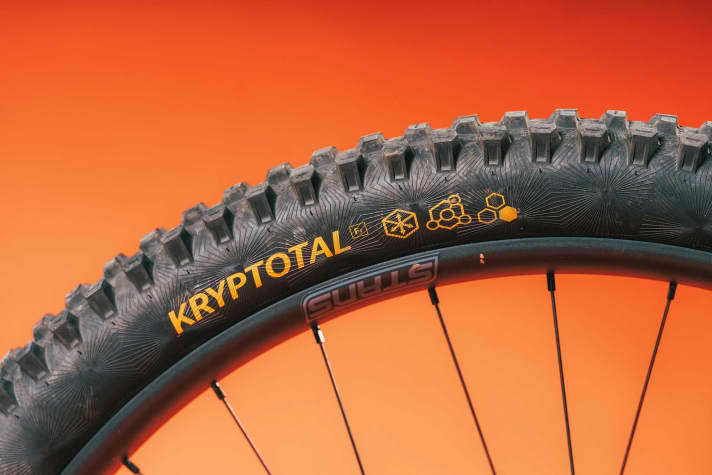 For more grip, we would swap Conti's Endurance compound for a model with a soft compound at the front.