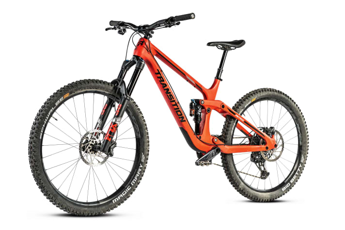 The US brand Transition equips its Patrol with a small rear wheel. It was the only mullet bike in the test. | Price: € 7699