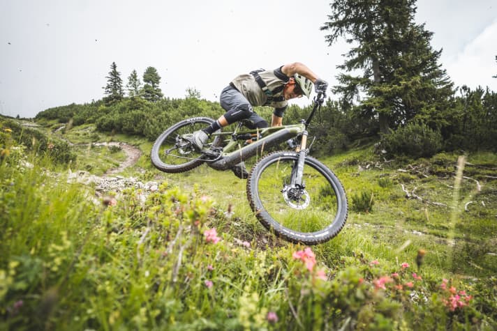 The Cube is built for jumps and high speeds downhill, but there are better candidates for a more moderate riding style.