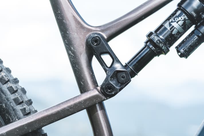 Vier gewinnt zum Zweiten: Das Ride-Four-System des Rocky Mountain Instincts erlaubt die vierstufige Anpassung der Geometrie an persönliche Vorlieben.