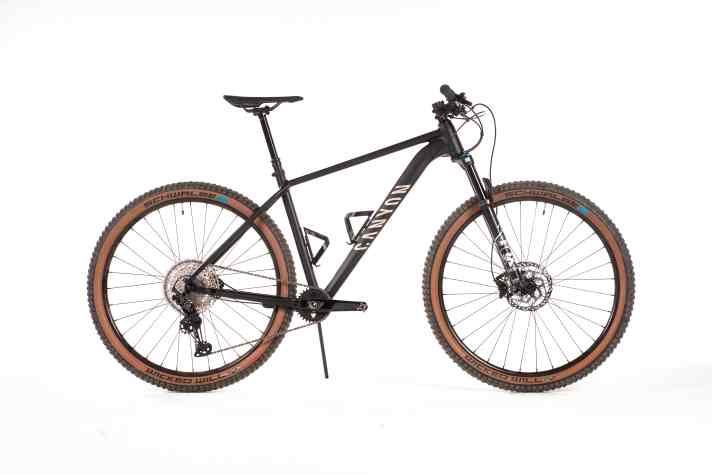 The Canyon Grand Canyon 8 has come out on top in the test for affordable entry-level hardtails.